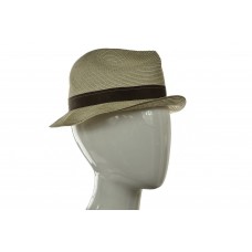 Goorin Bros Mujers Hat Size Small Beige Textured Recycled Paper Fedora  eb-74447667